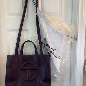 Telfar Dark Purple “eggplant” Tote Bag